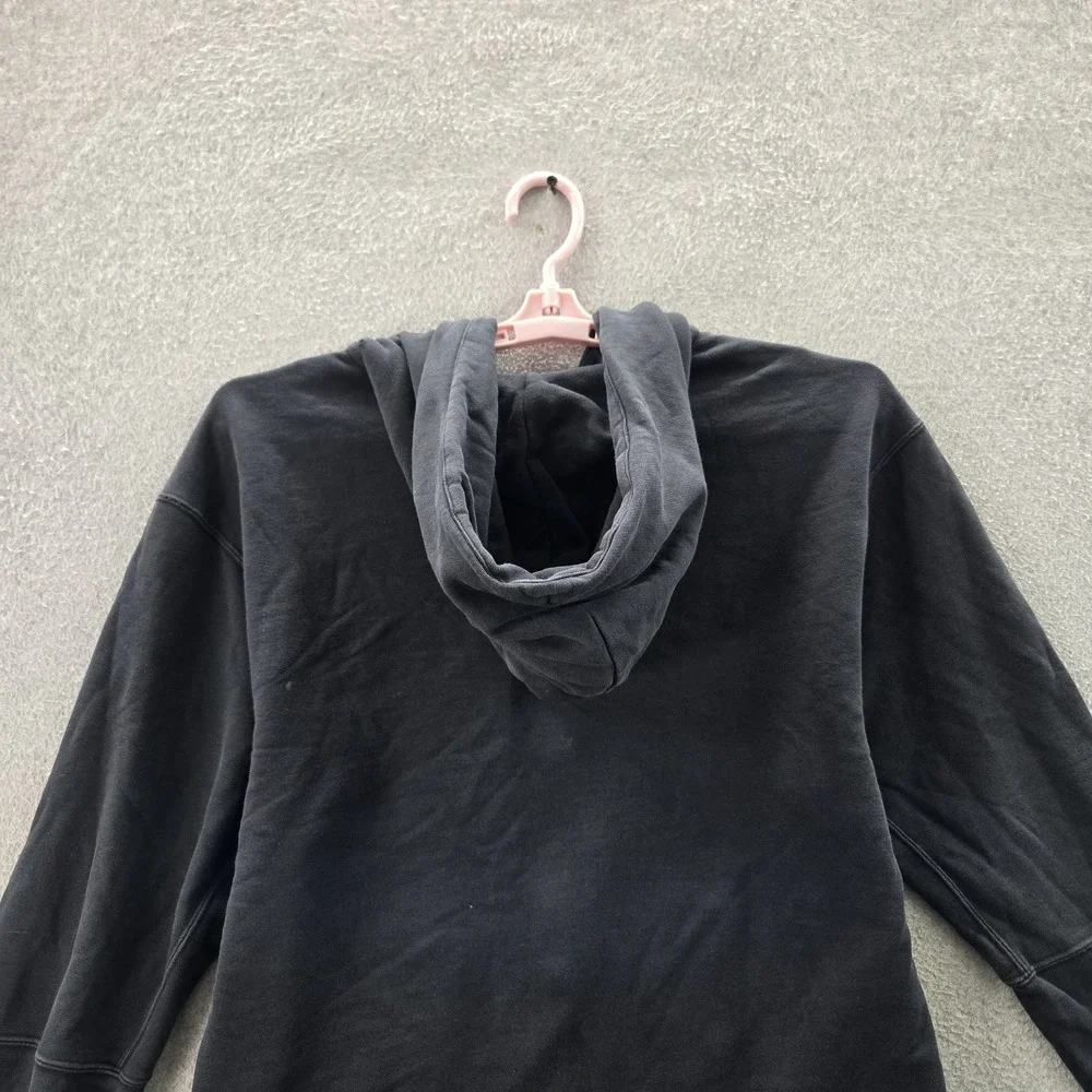 Jordan‎ Men Hoodie M Black Nike Logos Air Jumpman Logo Zipper Long Sleeve